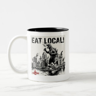 Iss lokal Louisville Zweifarbige Tasse