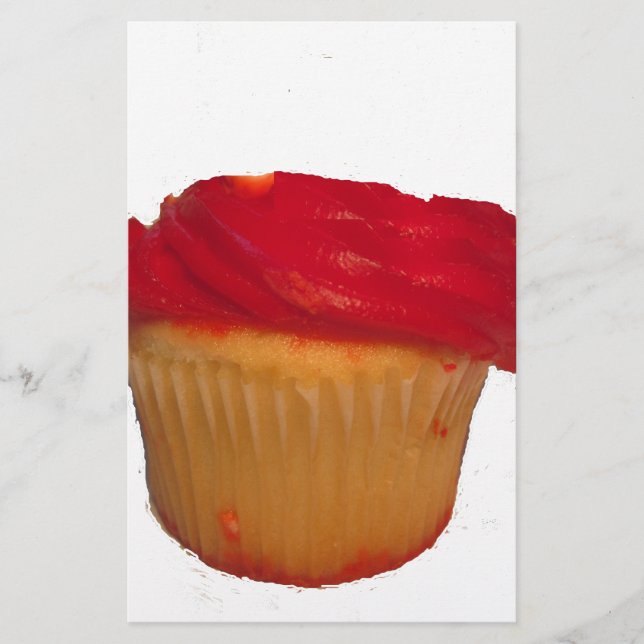 Iss meinen Cupcake Briefpapier (Vorderseite)