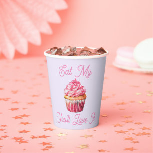 Iss meinen Muffin Paper Cup Pappbecher