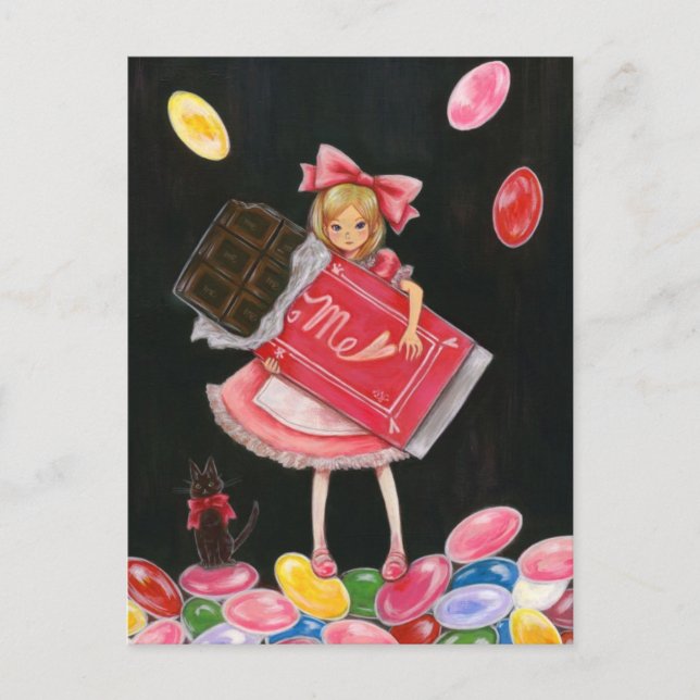 Iss mich! postkarte (Vorderseite)