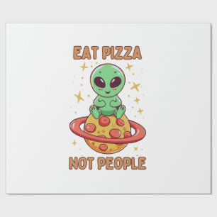 Iss Pizza nicht Menschen Geschenkpapier