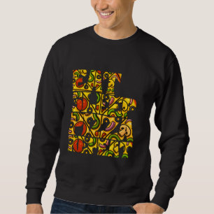 iss pizza schlaf wiederholung sweatshirt