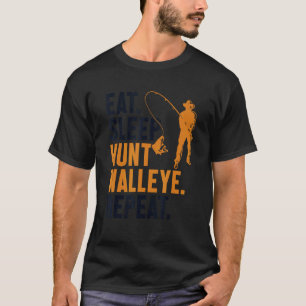 Iss Schlafe Jage Zander Wiederhole Köder Zander Gl T-Shirt