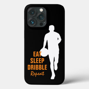 Iss Schlafen Dribbeln Wiederholen Basketball-Silho Case-Mate iPhone Hülle