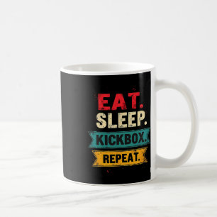 Iss Schlafen Kickbox Wiederholen Kickboxen Mma Box Kaffeetasse