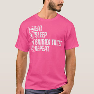 Iss Skibidi Toilette Wiederholen Brainrot Memes Sp T-Shirt