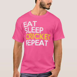 Iss Sleep Cricket Wiederholung England Cricket Spo T-Shirt