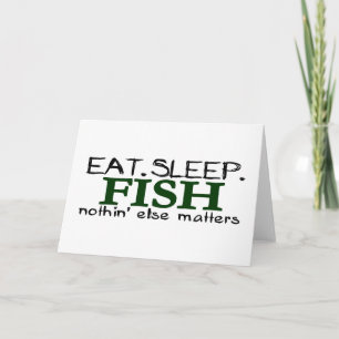 Iss Sleep Fish Karte