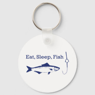Iss Sleep Fish Schlüsselanhänger