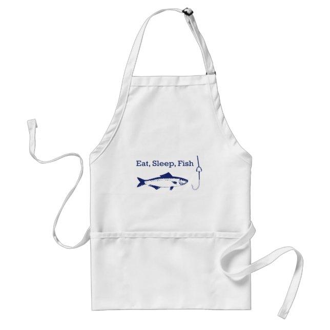 Iss Sleep Fish Schürze (Vorne)