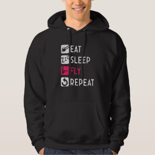 Iss Sleep Fly Fair Seide Aerialist Acrobatics Dan Hoodie