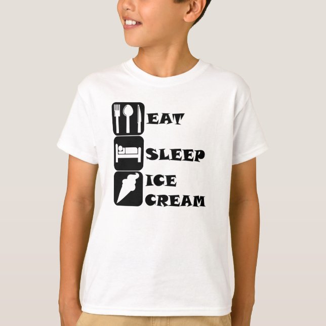 Iss Sleep Ice T-Shirt (Vorderseite)