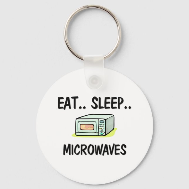 Iss Sleep MICROWAVES Schlüsselanhänger (Vorderseite)