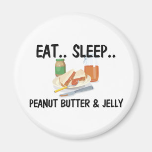Iss Sleep PEANUT BUTTER & JELLY Magnet