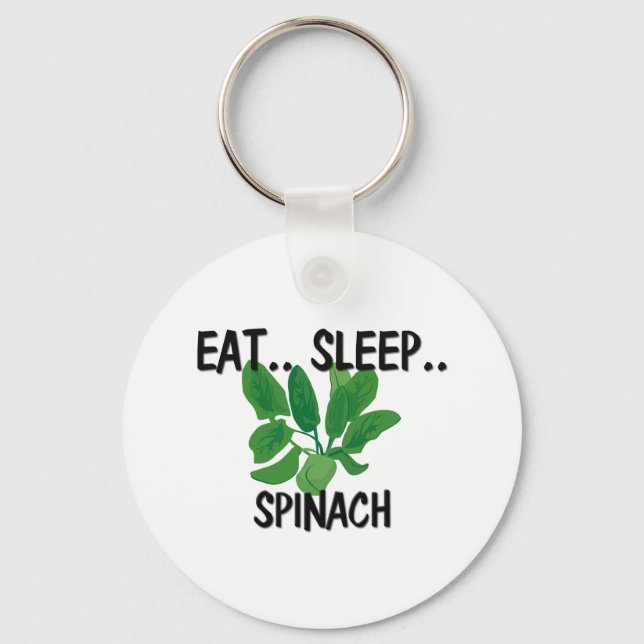 Iss Sleep SPINACH Schlüsselanhänger (Vorderseite)