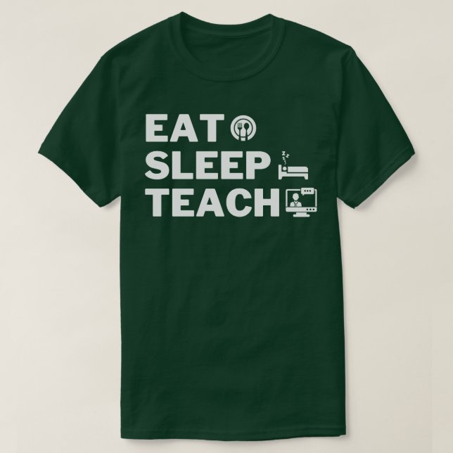 Iss Sleep Teach 2 T-Shirt (Design vorne)