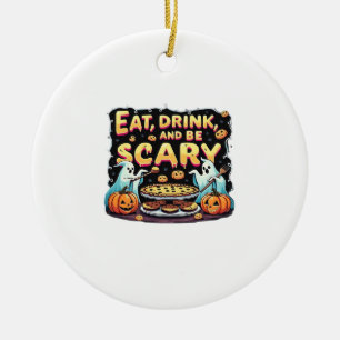 Iss Trinke Und Sei Gruselig Gruselige Backstube Ha Keramik Ornament
