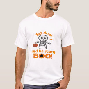 Iss trinke und sei lustig gruselig T-Shirt