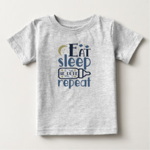 Iss Trinken Süß Sein Wiederholen Babyflasche Baby T-shirt