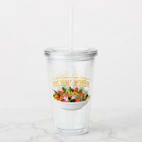 Iss Your Veggies Zitat frisch Salat Mix Schüssel g