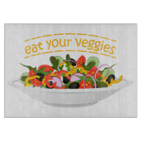 Iss Your Veggies Zitat frisch Salat Mix Schüssel g
