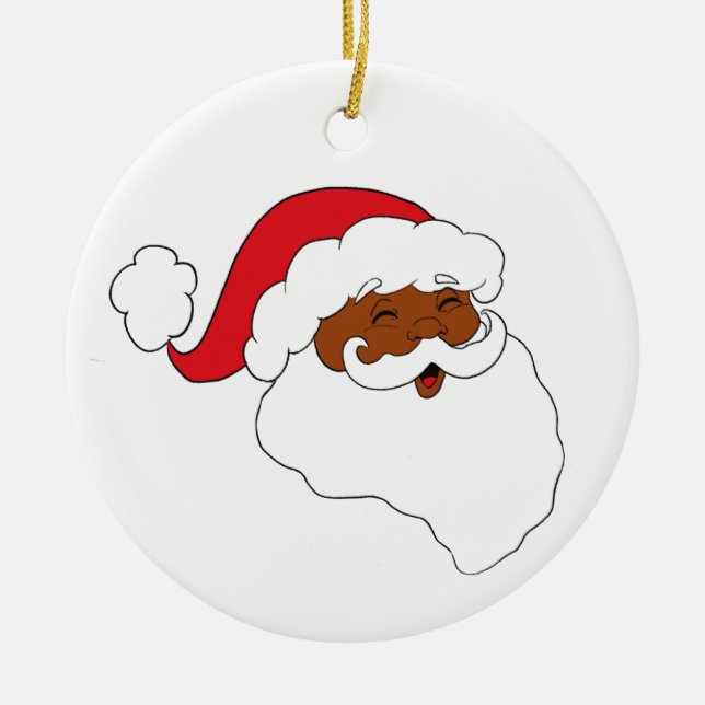 Issa Almondy Santa Keramik Ornament (Vorne)