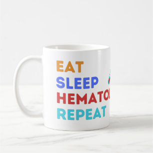 ISSEN SCHLAFEN HÄMATOLOGIE WIEDERHOLEN - #lablife Kaffeetasse