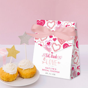 "Issen, Trinken & Lieben" Valentinstag-Bridal-Show Geschenkschachtel