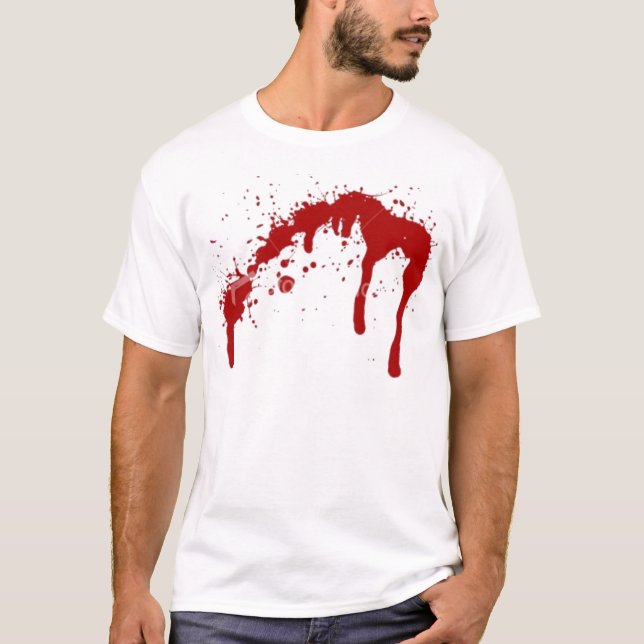 ist2_407872-blood-splatter, ASAMS T-Shirt (Vorderseite)