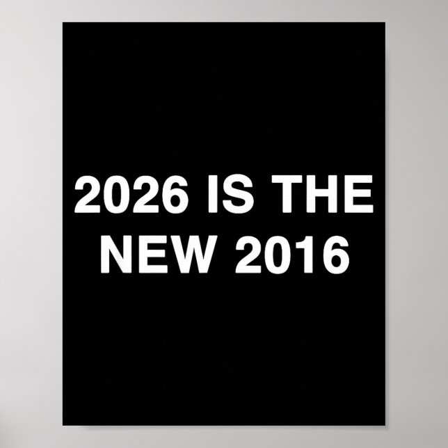 Ist 2016 Geschenk Großer Text Gen Poster (Vorne)