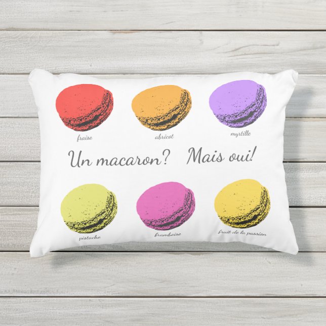 Ist Arone? Mais oui! Kissen Für Draußen (Vorderseite)