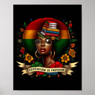 Ist Bildung Freiheit Black History Month Poster