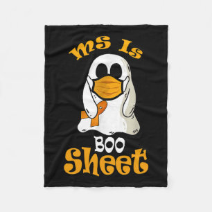 Ist Boo-Sheet-Geist in Maske-Multiple-Sklerose-Awa Fleecedecke