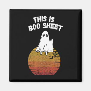 Ist Bootblatt Ghost Retro Halloween leichtes Kostü Magnet