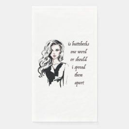 Ist Buttcheeks ein Wort Serviette