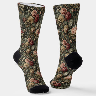 Ist das alles - gotische Viktorianische Tapisserie Socken