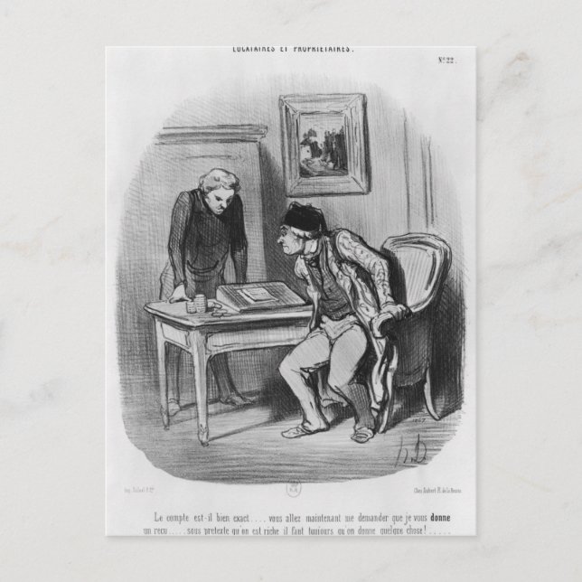 Ist das der richtige Betrag?" Postkarte (Vorderseite)