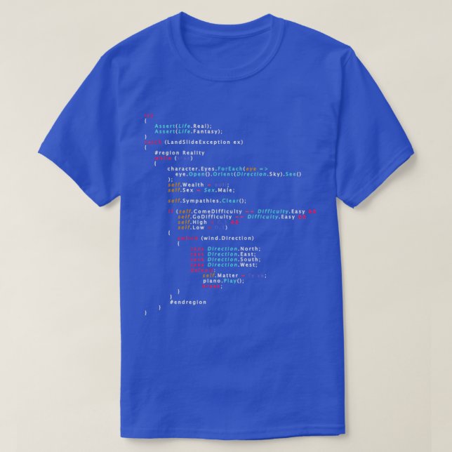 Ist das die eigentliche Programmierfarbe 2 für das T-Shirt (Design vorne)