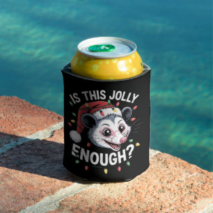 Ist das fröhlich genug? Weihnachtsopossum sarkasti Dosenkühler