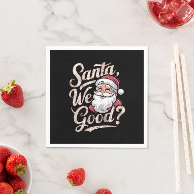 Ist das gut? Kinder Weihnachten Funny Xmas Serviette (Beispiel)