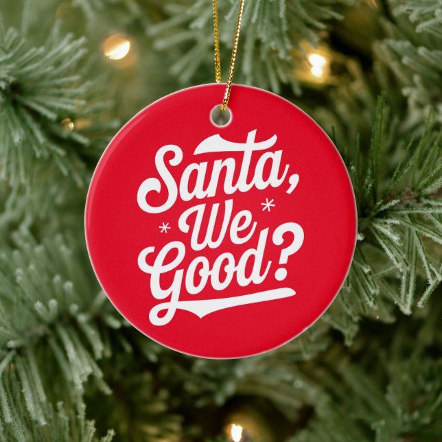 Ist das gut? Weihnachtsgeschenk für ihn für sie Keramik Ornament (Baum)