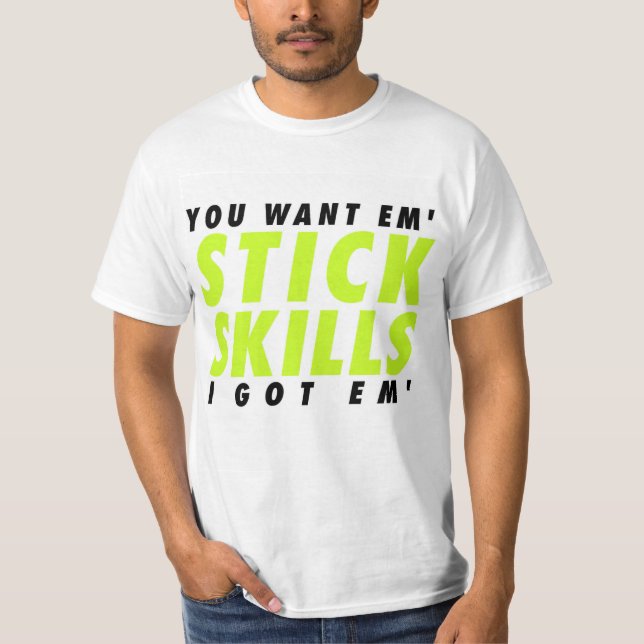 ist das Leben - Stockfähigkeiten locker T-Shirt (Vorderseite)