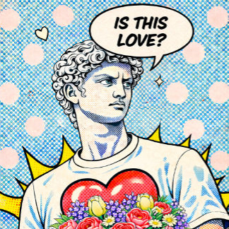 Ist das Liebe? Klassische Pop-Art Poster
