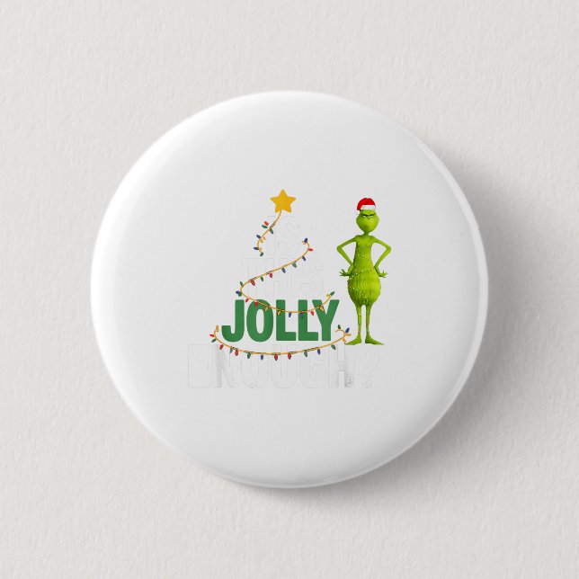 Ist das lustig genug Lustiger Weihnachtsbaum Licht Button (Vorderseite)