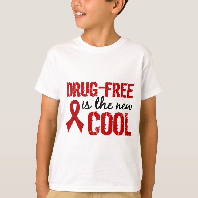 Ist das neue coole Droge-Frei T-Shirt (Vorderseite)
