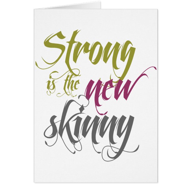 Ist das neue dünne - Skript stark (Vorne)