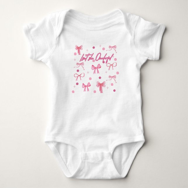Ist das nicht ein wundervolles Outfit zum ersten G Baby Strampler (Vorderseite)