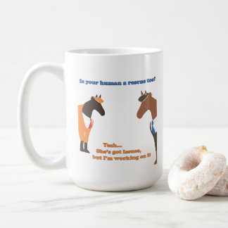 Ist dein Mensch eine Rettung? 15 oz Tasse