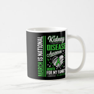 Ist der Monat der Sensibilisierung für die Nierene Kaffeetasse