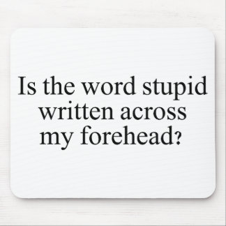 Ist der Wort-dumme schriftliche Richter Mousepad